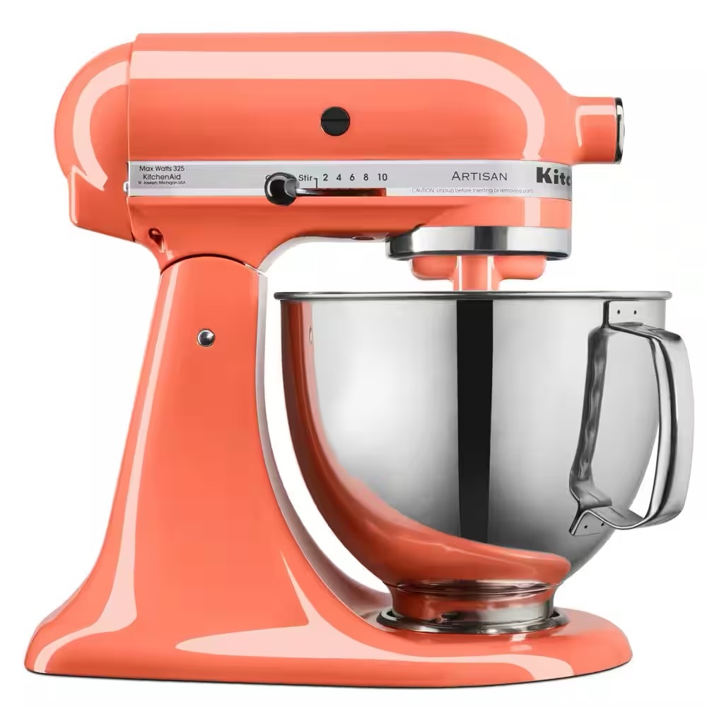 KitchenAid Mixer - Artisan® Series 5 Qt Tilt-Head - Bird of Paradise (Like New!)